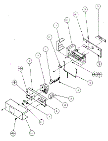Ice Maker parts for Amana Side-By-Side Refrigerator 36548-P1121703W from AppliancePartsPros.com