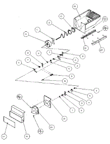 Crushed Ice Bucket parts for Amana Side-By-Side Refrigerator 36548-P1121704W from AppliancePartsPros.com