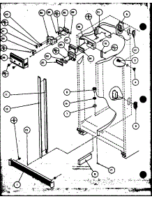 Refrigerator (36551 / P1115401w) (36551 / P1115402w) (36558 / P1115403w) (36558 / P1115404w) parts for Amana Side-By-Side Refrigerator 36551-P1115401W from AppliancePartsPros.com