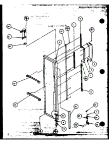 Freezer Door (36551 / P1115401w) (36551 / P1115402w) (36558 / P1115403w) (36558 / P1115404w) parts for Amana Side-By-Side Refrigerator 36558-P1115403W from AppliancePartsPros.com