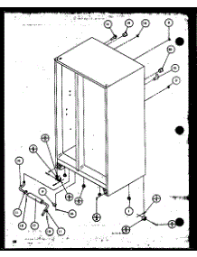 Drain (36551 / P1115402w) (36558 / P1115403w) (36558 / P1115404w) (36651 / P1115401w) parts for Amana Side-By-Side Refrigerator 36558-P1115403W from AppliancePartsPros.com