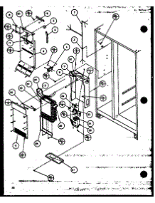 Freezer Evaporator And Air Handling (36551 / P1115401w) (36551 / P1115402w) (36558 / P1115403w) (36558 / P1115404w) parts for Amana Side-By-Side Refrigerator 36558-P1115404W from AppliancePartsPros.com