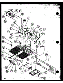 Machine Compartment (36551 / P1115401w) (36551 / P1115402w) (36558 / P1115403w) (36558 / P1115404w) parts for Amana Side-By-Side Refrigerator 36558-P1115404W from AppliancePartsPros.com