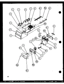 Ice Bucket And Ice Maker (36261 / P1108601w) (36261 / P1108602w) (36268 / P1108603w) (36268 / P1108604w) parts for Amana Side-By-Side Refrigerator 36571-P1108505W from AppliancePartsPros.com