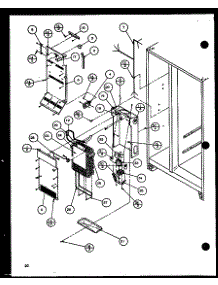 Evaporator And Air Handling (36561 / P1108501w) (36561 / P1108502w) (36568 / P1108503w) (36568 / P1108504w) parts for Amana Side-By-Side Refrigerator 36571-P1108506W from AppliancePartsPros.com