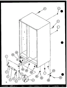 Drain And Rollers (36261 / P1115701w) (36261 / P1115702w) (36268 / P1115703w) (36268 / P1115704w) parts for Amana Side-By-Side Refrigerator 36578-P1115507W from AppliancePartsPros.com