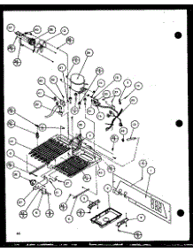 Machine Compartment (36571 / P1115505w) (36571 / P1115506w) (36578 / P1115507w) (36578 / P1115508w) parts for Amana Side-By-Side Refrigerator 36578-P1115508W from AppliancePartsPros.com