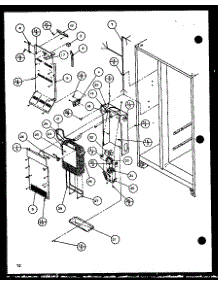 Evaporator And Air Handling (36261 / P1115701w) (36261 / P1115702w) (36268 / P1115703w) (36268 / P1115704w) parts for Amana Side-By-Side Refrigerator 36578-P1115508W from AppliancePartsPros.com