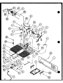 Refrigerator Shelving And Drawers parts for Amana Side-By-Side Refrigerator 36581-P1108401W from AppliancePartsPros.com