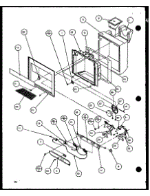 Ice And Water Cavity parts for Amana Side-By-Side Refrigerator 36591-P1108403W from AppliancePartsPros.com