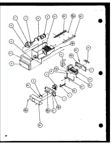 Ice Bucket And Ice Maker parts for Amana Side-By-Side Refrigerator 36591-P1108403W from AppliancePartsPros.com