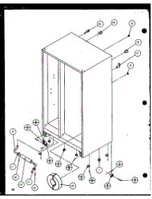 Evaporator And Air Handling parts for Amana Side-By-Side Refrigerator 36591-P1115603W from AppliancePartsPros.com