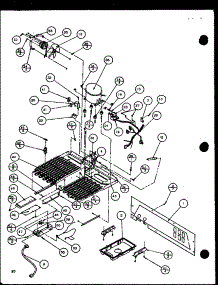 Refrigerator Shelving And Drawers parts for Amana Side-By-Side Refrigerator 36591-P1115603W from AppliancePartsPros.com