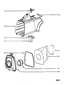Base Assembly parts for Eureka Upright Vacuum 3670A from AppliancePartsPros.com