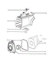Base And Bag Assembly parts for Eureka Canister Vacuum 3670D from AppliancePartsPros.com
