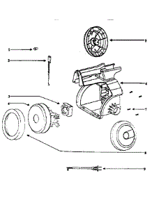 Unit Parts parts for Eureka Canister Vacuum 3673A from AppliancePartsPros.com