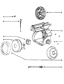 Unit Parts parts for Eureka Upright Vacuum 3673AN from AppliancePartsPros.com