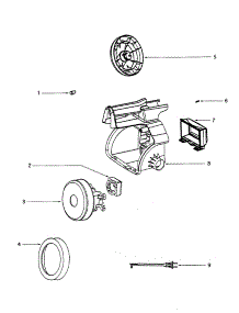 Motor parts for Eureka Canister Vacuum 3674A-1 from AppliancePartsPros.com
