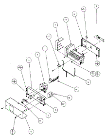 Ice Maker parts for Amana Side-By-Side Refrigerator 36768-P1135804W from AppliancePartsPros.com