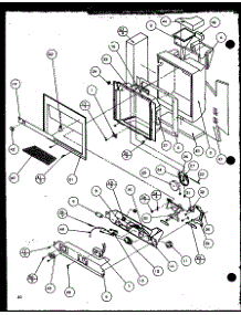 Ice And Water Cavity parts for Amana Side-By-Side Refrigerator 36768L-P1135804WL from AppliancePartsPros.com