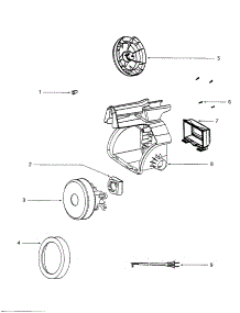 Motor Assembly parts for Eureka Canister Vacuum 3686A from AppliancePartsPros.com
