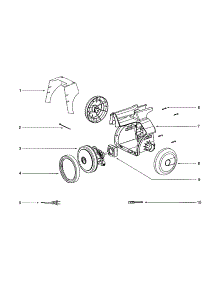 Motor Shield / Motor parts for Eureka Canister Vacuum 3690AV from AppliancePartsPros.com