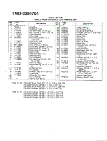 Single Speed Transaxle-L Page 4 parts for Mtd Gas Walk-Behind Mower 3706608 from AppliancePartsPros.com
