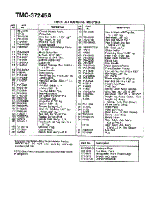 Lawn Mower Page 2 parts for Mtd Gas Walk-Behind Mower 37245A from AppliancePartsPros.com