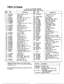 3.5Hp 21" Rotary Mower Page 2 parts for Mtd Gas Walk-Behind Mower 37246A from AppliancePartsPros.com