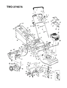 4Hp 21" Rotary Mower parts for Mtd Gas Walk-Behind Mower 37246A from AppliancePartsPros.com