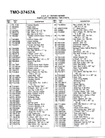 4Hp 21" Rotary Mower Page 2 parts for Mtd Gas Walk-Behind Mower 37246A from AppliancePartsPros.com