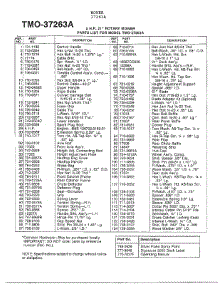 5Hp 21" Rotary Mower Page 2 parts for Mtd Gas Walk-Behind Mower 37263A from AppliancePartsPros.com