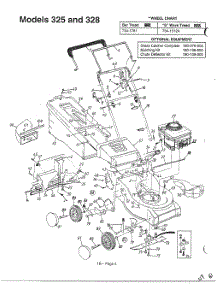 Rotary Mowers / Models 325 And 328 parts for Mtd Gas Walk-Behind Mower 3728703 from AppliancePartsPros.com