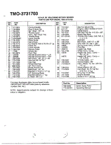 4.5Hp 20" Mulching Rotary Mower Page 2 parts for Mtd Gas Walk-Behind Mower 3731703 from AppliancePartsPros.com