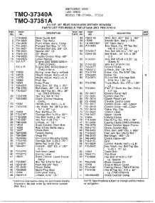 3.5Hp 20" Rear Discharge Mower Page 2 parts for Mtd Gas Walk-Behind Mower 37351A from AppliancePartsPros.com