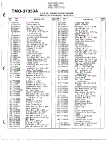 Mower Complete / Notes Page 2 parts for Mtd Gas Walk-Behind Mower 37353A from AppliancePartsPros.com