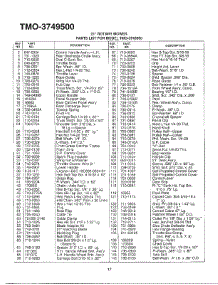 21" Rotary Mower Page 3 parts for Mtd Gas Walk-Behind Mower 3749500 from AppliancePartsPros.com