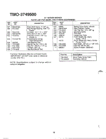 21" Rotary Mower Page 4 parts for Mtd Gas Walk-Behind Mower 3749500 from AppliancePartsPros.com