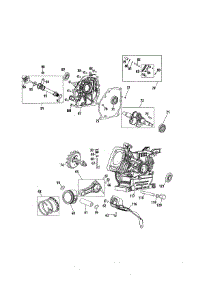 Crankcase parts for Mtd Lawn & Garden Engine 375-QU from AppliancePartsPros.com
