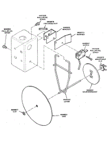 Air Flow Switch Assembly parts for Huebsch Dryer 37EG from AppliancePartsPros.com