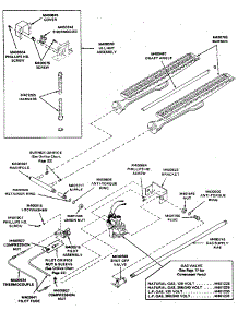 Gas Heater Assembly (Standing Pilot Ignition) parts for Huebsch Dryer 37EG from AppliancePartsPros.com