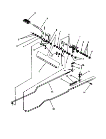 Brake & Forward / Reverse Control parts for Snapper Rear-Engine Riding Mower 381450HBVE from AppliancePartsPros.com