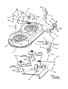 38" Deck Sub-Assembly parts for Snapper Rear-Engine Riding Mower 381450HBVE from AppliancePartsPros.com