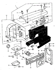 Base Assembly parts for Kenmore Mechanical Sewing Machine 385.12321 (38512321, 385 12321) from AppliancePartsPros.com