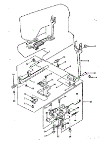 Feed  Assembly parts for Kenmore Mechanical Sewing Machine 385.12321 (38512321, 385 12321) from AppliancePartsPros.com