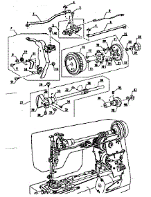Zigzag Guide Assembly parts for Kenmore Mechanical Sewing Machine 385.1764180 (3851764180, 385 1764180) from AppliancePartsPros.com