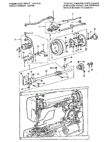 Zigzag Guide Assembly parts for Kenmore Electronic Sewing Machine 385.1788180 (3851788180, 385 1788180) from AppliancePartsPros.com