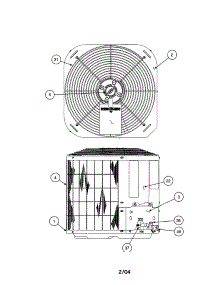 Fan Guard / Inlet Grille parts for Carrier Central Air Conditioner 38BRC030 SERIES320 from AppliancePartsPros.com