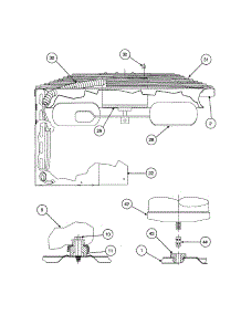 Control Box Cover / Fan Motor parts for Carrier Central Air Conditioner 38BRC030 SERIES320 from AppliancePartsPros.com