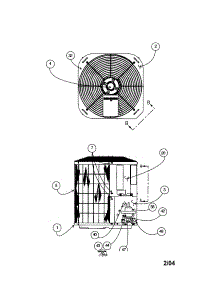 Outlet Grille  /  Top Cover parts for Carrier Central Air Conditioner 38BRG030 SERIES300 from AppliancePartsPros.com